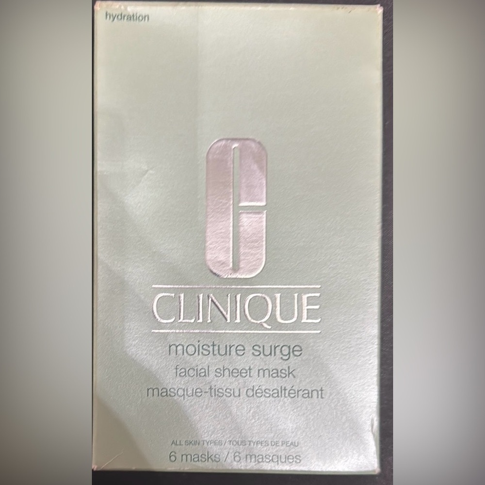 Clinique Moisture Surge Facial Sheet Mask - Light Green (6 masks)